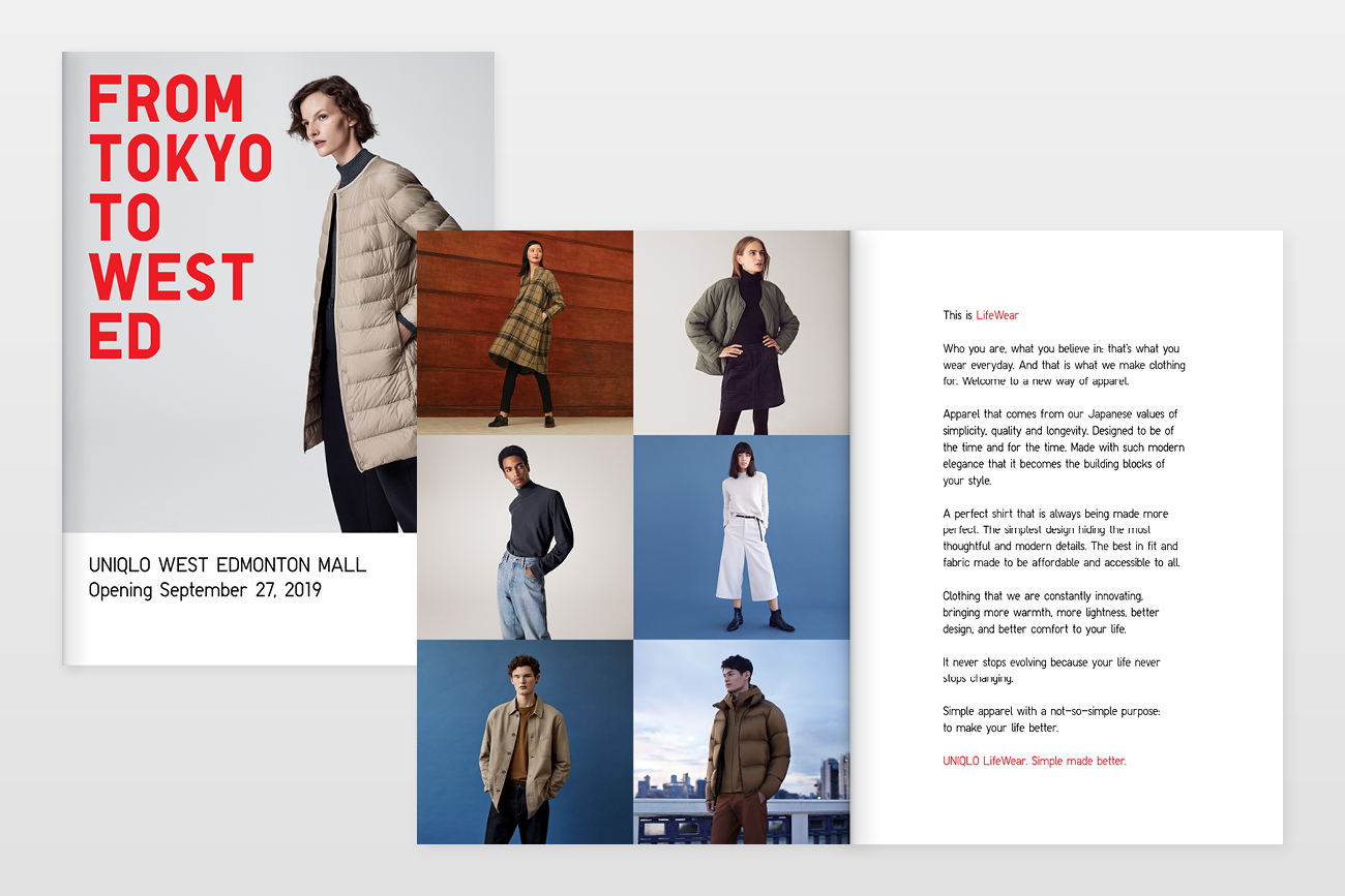 UNIQLO's apparel comes from our Japanese values of simplicity